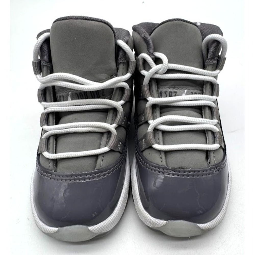 Nike Air Jordan 11 Retro Little Flex TD Cool Grey White 378040-005 Toddler 5C